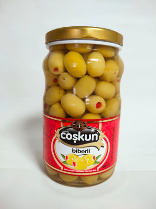 Domat Yeşil Zeytin Biberli 0.9 kg CAM 141-160 Biberli 4XL resmi